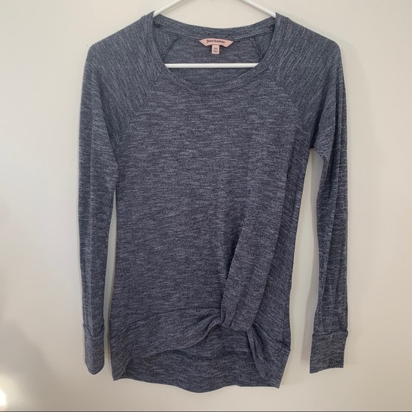 JUICY COUTURE GRAY TUNIC SHIRT SIZE XS - Picture 2 of 9